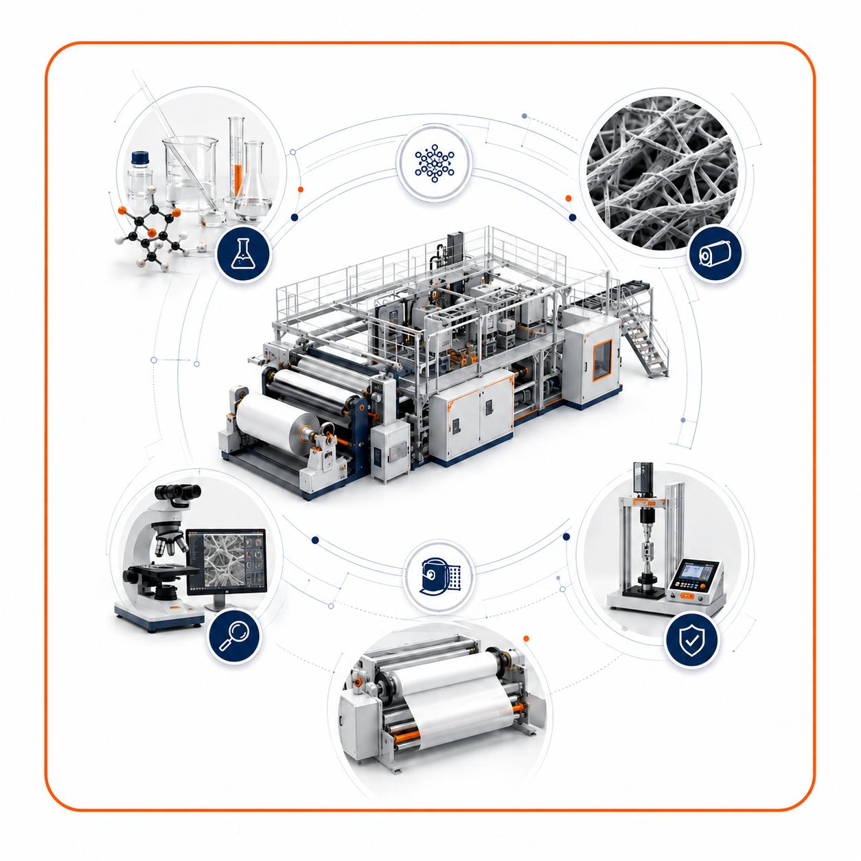 End-to-End Nanofiber Capabilities: Development, Manufacturing, and Testing Platform Under One Roof